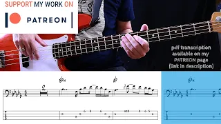 3 Doors Down -  Here Without You (Bass cover with tabs)