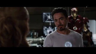 Tony Stark convinces Pepper  to stay  | Iron Man (2008) Movie Clip |