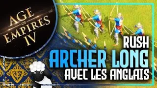 Age Of Empires 4 : Tutoriel Rush Archer Long avec les Anglais