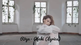 Röya - Afaki (Lyrics)