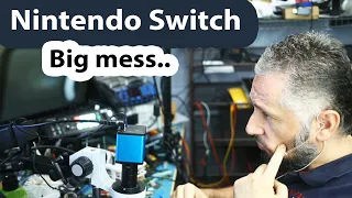 Nintendo Switch Wins Hall of Shame -  Prior Repair attempt