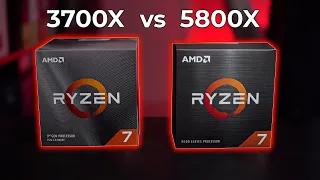 AMD Ryzen 5800X vs 3700X Comparativa - ¿Vale la pena actualizar?