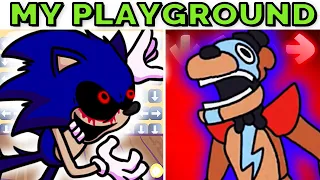 FNF Character Test | Gameplay VS My Playground | Freddy Beatbox | SONIC.EXE