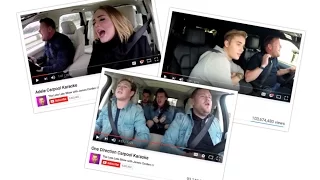 Top 10 Carpool Karaoke Videos with James Corden (bestofthebest)