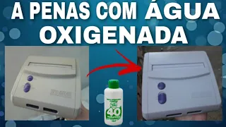 TIRANDO AMARELADO DO SUPER NINTENDO BABY