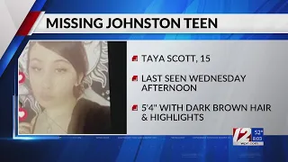 Johnston police searching for missing teen