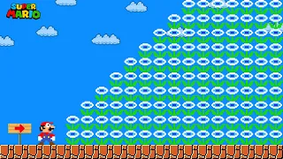 Can Mario Collect 999 Ice Flowers in New Super Mario Bros. Wii ? | Game Animation