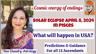 Solar Eclipse April 8 2024/ World predictions and Predictions for Everyone