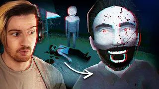 A GOLFING HORROR GAME!!? YEAH & IT HAD ME SCREAMING A LOT. | Greener Grass Awaits (Full Game)