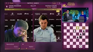 MAGNUS CARLSEN IS SHOCKED WITH HIKARU NAKAMURA'S RESIGNATION!!