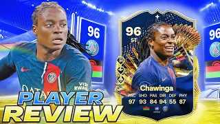 🔥96 TOTS CHAWINGA PLAYER REVIEW - EA FC 24 ULTIMATE TEAM