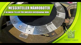 Messerteller Mähroboter  |  Ersatzklingen  |  9 Messer Teller  |  Husqvarna Tuning