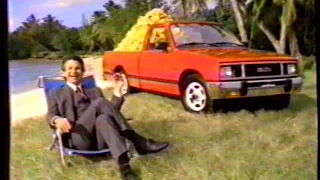 1987 Isuzu Pup Pickup "Joe Isuzu - 500lbs of bananas!" TV Commercial