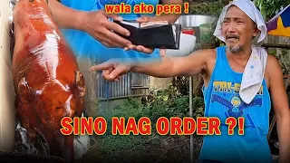 Wala akong order na lechon! Anong ipambabayad ko dian? Tingnan mo ito na nga lang ang pera ko 💵😢