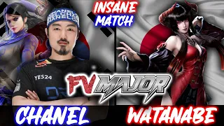 Insane Match - Chanel (Zafina) 🇰🇷 vs 🇯🇵 Watanabe (Eliza) Fv Major 2023 | Tekken 7