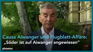 Michel Friedman zur Causa Aiwanger und der Flugblatt-Affäre