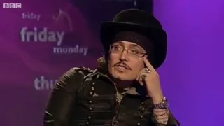 Adam Ant On Reunions of Stone Roses & Take That - BBC This Week