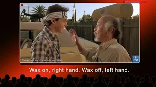 English @ the Movies: Wax on, wax off