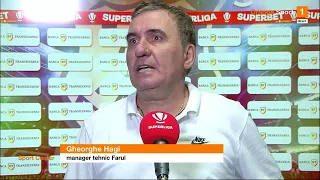 Hagi: "Penalty inventat!" Porumboiu: "E jenant, n-ai cum să dai!" Toate reacțiile după Farul - FCSB