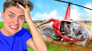 Helicopter Crashed In My Backyard!! (COPS CALLED)