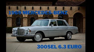 1969 Mercedes Benz 300SEL 6.3 Euro walk around