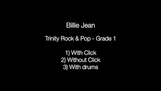 Billie Jean by Michael Jackson - Backing Track Drums (Trinity Rock & Pop - Grade 1)