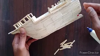 How to make matchsticks ship. Ship kese bnaye