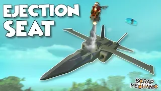 EJECTION SEAT JET with MISSILES! - Scrap Mechanic Creations! - Episode 168