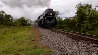 Railfanning Norfolk and Western 611 excursion "The Roanoker" Roanoke VA to Greensboro N.C.