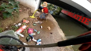 The big canal clean up! [PT.1] 🦢 |  Litter picking ep.93