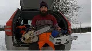 Stihl MS200 Vs. Holzfforma G111 - MS200 Kopio