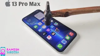 Apple iPhone 13 Pro Max Screen Scratch Test