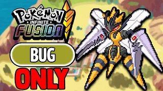 CAN I BEAT POKEMON INFINITE FUSION WITH ONLY BUG FUSION...