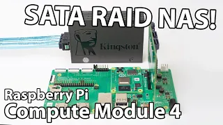 I built the fastest Raspberry Pi SATA RAID NAS!