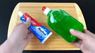 Just mix DETERGENT with TOOTHPASTE! 😱You won't believe this trick, but everything will SHINE!