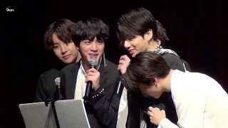 180607 엠투유 팬싸인회 M2U Q&A photo time ending BTS JUNGKOOK FOCUS