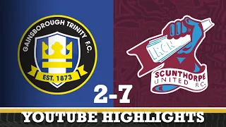 📺 Match goals: Gainsborough Trinity 2-7 Iron