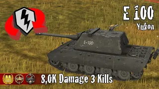 E 100  |  8,0K Damage 3 Kills  |  WoT Blitz Replays