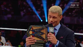 Logan Paul confronts Cody Rhodes - WWE SmackDown 5/24/2024