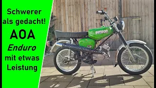 Simson Tuning S51 AOA Enduroauspuff mit Leistung bauen ist schwerer als gedacht S85 CO2radtechnik