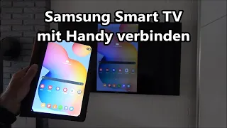 Samsung Smart TV mit Smartphone verbinden Samsung Fernseher mit Samsung Galaxy verbinden