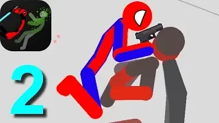 Stickman Backflip Killer 3 Spiderman Killer Mode Walkthrough Part 2 / Android Gameplay HD