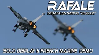 4K UHD Rafale French Marine Demo and Solo Display  Sebastian Nativel 'Babouc"
