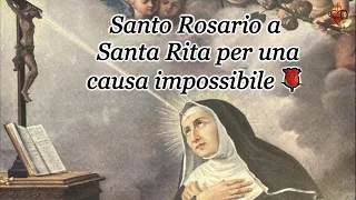 Santo Rosario a Santa Rita per una causa impossibile 🌹