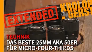 Das beste 25mm Objektiv für MFT! - Extended 📷 Krolop&Gerst