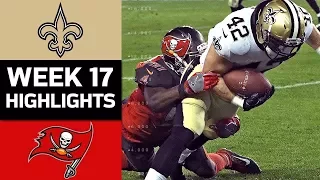 Saints vs. Buccaneers | NFL Week 17 Game Highlights