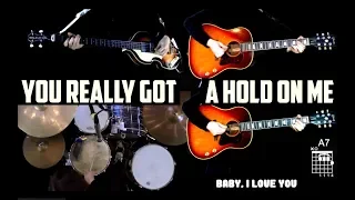 You Really Got A Hold On Me - Instrumental Cover - Guitars, Bass, Piano and Drums