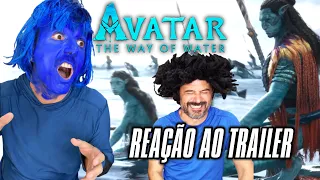 Avatar 2 O Caminho das Águas - Reação ao Trailer - Irmãos Piologo Filmes #Avatar2