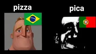 Meme sr. Incrível ficando perturbado // brasil VS portugal