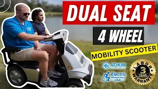 AFIKIM Afiscooter S4 Dual Seat Scooter [2024]